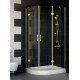 Душевой уголок Vegas Glass AFS-F 100*80 09 01 R стекло прозрачное, 100x80, прямоугольный-асимметричный, двери распашные