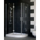 Душевой уголок Vegas Glass AFS-F 110*80 07 01 L стекло прозрачное, 110x80, прямоугольный-асимметричный, двери распашные