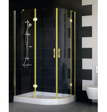 Душевой уголок Vegas Glass AFS-F 110*80 09 01 L стекло прозрачное, 110x80, прямоугольный-асимметричный, двери распашные