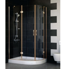 Душевой уголок Vegas Glass AFS-F 110*80 05 01 L стекло прозрачное, 110x80, прямоугольный-асимметричный, двери распашные