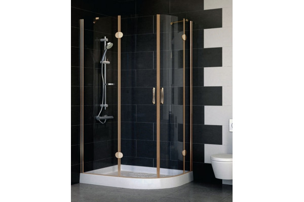 Душевой уголок Vegas Glass AFS-F 110*80 05 01 L стекло прозрачное, 110x80, прямоугольный-асимметричный, двери распашные