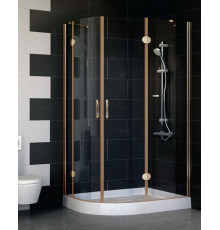 Душевой уголок Vegas Glass AFS-F 110*80 05 01 R стекло прозрачное, 110x80, прямоугольный-асимметричный, двери распашные