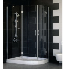 Душевой уголок Vegas Glass AFS-F 120*80 07 01 L стекло прозрачное, 120x80, прямоугольный-асимметричный, двери распашные