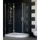 Душевой уголок Vegas Glass AFS-F 120*80 07 01 L стекло прозрачное, 120x80, прямоугольный-асимметричный, двери распашные