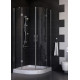 Душевой уголок Vegas Glass AFS 0090 07 01 стекло прозрачное, 90x90, четверть круга, двери распашные