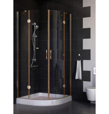 Душевой уголок Vegas Glass AFS 0090 05 01 стекло прозрачное, 90x90, четверть круга, двери распашные