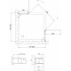 Душевой уголок Vegas Glass AFA 0080 07 01 стекло прозрачное, 80x80, квадратный, двери распашные