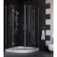Душевой уголок Vegas Glass AFS 0110 07 01 стекло прозрачное, 110x110, четверть круга, двери распашные