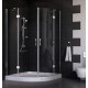 Душевой уголок Vegas Glass AFS 0120 08 01 стекло прозрачное, 120x120, четверть круга, двери распашные