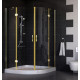 Душевой уголок Vegas Glass AFS 0120 09 01 стекло прозрачное, 120x120, четверть круга, двери распашные