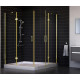 Душевой уголок Vegas Glass AFA 0110 09 01 стекло прозрачное, 110x110, квадратный, двери распашные