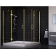 Душевой уголок Vegas Glass AFA 0120 09 01 стекло прозрачное, 120x120, квадратный, двери распашные