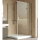 Душевой уголок Vegas Glass AFP-Fis Lux 120*100 08 01 R профиль глянцевый хром, стекло прозрачное, прямоугольный, двери распашные