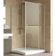 Душевой уголок Vegas Glass AFP-Fis Lux 120*100 07 01 R профиль матовый хром, стекло прозрачное, прямоугольный, двери распашные