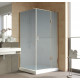 Душевой уголок Vegas Glass AFP-Fis Lux 100*90 05 10 R профиль бронза, стекло сатин, прямоугольный, двери распашные