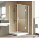 Душевой уголок Vegas Glass AFP-Fis Lux 120*90 01 01 R профиль белый, стекло прозрачное, прямоугольный, двери распашные