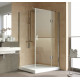 Душевой уголок Vegas Glass AFP-Fis Lux 120*90 08 01 R профиль глянцевый хром, стекло прозрачное, прямоугольный, двери распашные