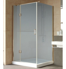 Душевой уголок Vegas Glass AFP-Fis Lux 120*90 08 10 L профиль глянцевый хром, стекло сатин, прямоугольный, двери распашные