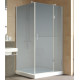 Душевой уголок Vegas Glass AFP-Fis Lux 120*90 07 10 R профиль матовый хром, стекло сатин, прямоугольный, двери распашные