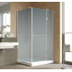 Душевой уголок Vegas Glass AFP-Fis Lux 120*90 07 10 R профиль матовый хром, стекло сатин, прямоугольный, двери распашные