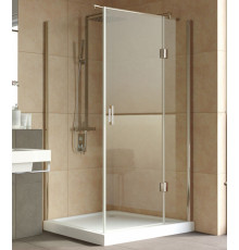 Душевой уголок Vegas Glass AFP-Fis Lux 120*90 05 01 R профиль бронза, стекло прозрачное, прямоугольный, двери распашные