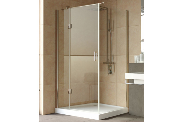 Душевой уголок Vegas Glass AFP-Fis Lux 120*90 05 01 L профиль бронза, стекло прозрачное, прямоугольный, двери распашные