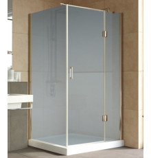 Душевой уголок Vegas Glass AFP-Fis Lux 120*90 05 10 R профиль бронза, стекло сатин, прямоугольный, двери распашные
