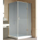 Душевой уголок Vegas Glass AFP-Fis Lux 120*90 05 10 R профиль бронза, стекло сатин, прямоугольный, двери распашные