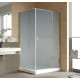 Душевой уголок Vegas Glass AFP-Fis Lux 120*90 05 10 R профиль бронза, стекло сатин, прямоугольный, двери распашные