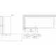 Шторка на ванну Vegas Glass EV Lux 0075 01 10 L профиль белый, стекло сатин, распашная, левая