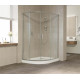 Душевой уголок Vegas Glass ZS-F 120*110 07 01 профиль матовый хром, стекло прозрачное, прямоугольный-асимметричный, двери раздвижные