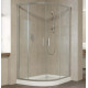 Душевой уголок Vegas Glass ZS-F 120*90 07 01 профиль матовый хром, стекло прозрачное, прямоугольный-асимметричный, двери раздвижные