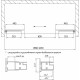 Шторка на ванну Vegas Glass Z2V 0160 01 01 профиль белый, стекло прозрачное, раздвижная