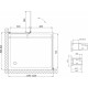 Душевой уголок Vegas Glass AFP-Fis 120*80 07 10 R профиль матовый хром, стекло сатин, прямоугольный, двери распашные
