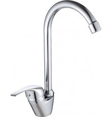Смеситель Veragio Triumph VR.TRM-2785.CR для кухонной мойки, хром, однорычажный, длина излива 13.5 см