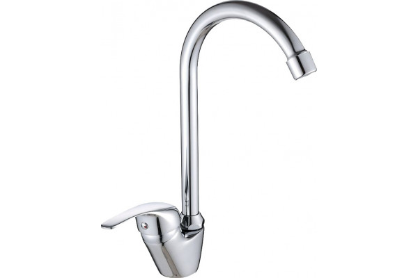 Смеситель Veragio Triumph VR.TRM-2785.CR для кухонной мойки, хром, однорычажный, длина излива 13.5 см