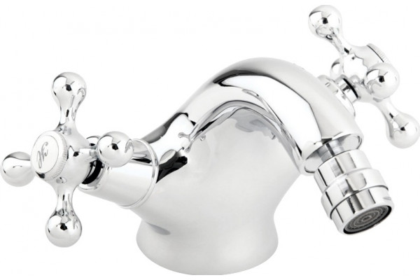 Смеситель Veragio Agatha VR.AGT-3720.CR для биде, хром, двухвентильный, высота излива 6.5 см
