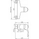 Смеситель Veragio Grazia VR.GRA-3531.CR для душа, хром, однорычажный