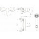 Смеситель Vidima Некст BA370AA для душа однорычажный, хром