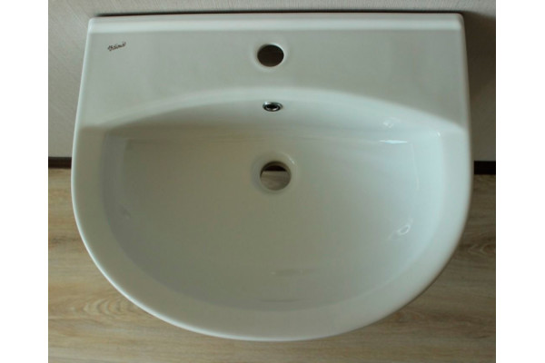 Раковина Vidima СеваФреш W401601 цвет белый, полукруглая, с переливом