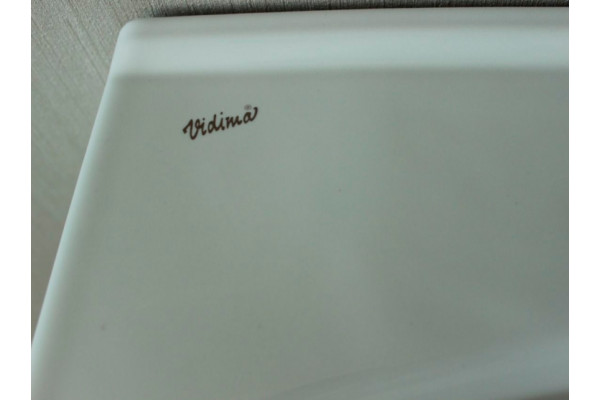 Раковина Vidima СеваФреш W401601 цвет белый, полукруглая, с переливом