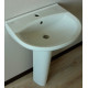 Раковина Vidima СеваФреш W401601 цвет белый, полукруглая, с переливом