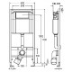 Система инсталляции для унитазов Viega Eco-WC  цвет белый, бачок 6/9 л, 49x20x113 см