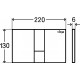 Кнопка смыва Viega Prevista Visign for Style 8614.1 773267 механическая,  в современном стиле