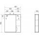 Мебель для ванной Vigo Callao 60 2 дверцы напольная, ручки хром