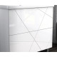 Тумба с раковиной Vigo Geometry 60 белая, напольная, с ящиками