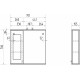 Мебель для ванной Vigo Provans 70 2 дверцы напольная, ручки хром