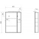 Мебель для ванной Vigo Plaza 60 2 дверцы напольная, с доводчиками