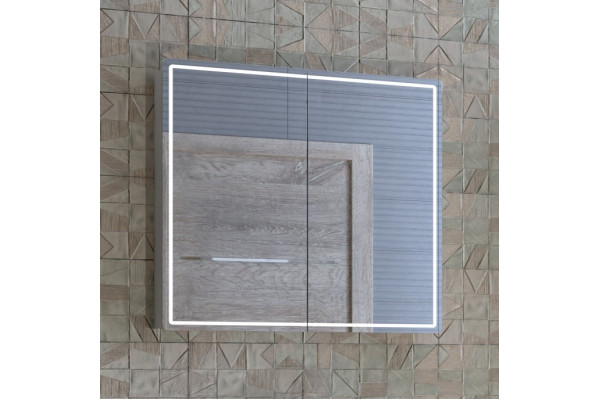 Зеркало-шкаф Vigo Geometry 100 с доводчиками