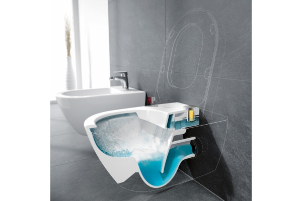 Унитаз подвесной Villeroy & Boch Subway 2.0 5614A1R1 белый, овальный, 37x56 см